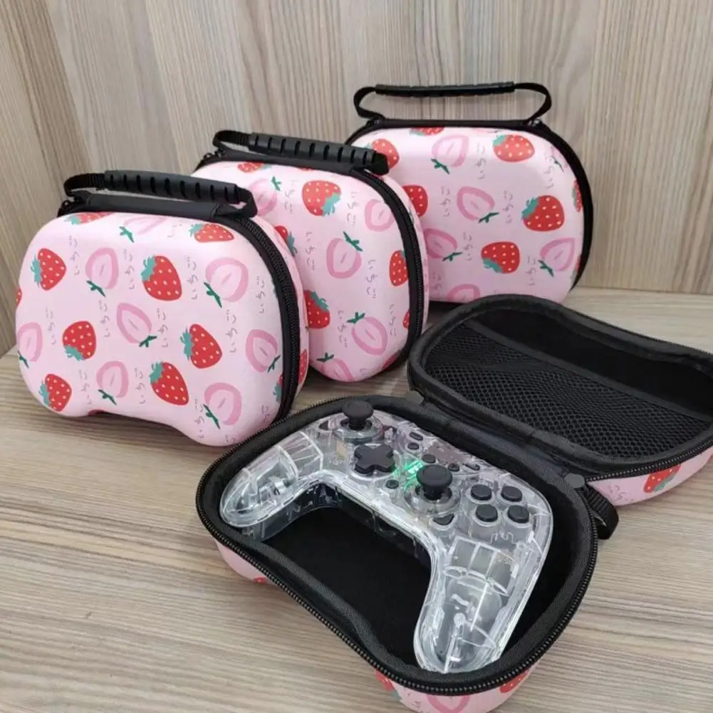 Strawberry Pink EVA Controller Carry Case
