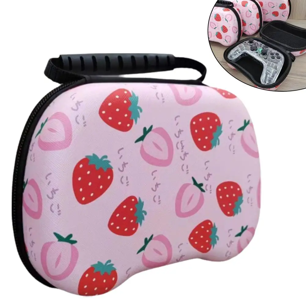Strawberry Pink EVA Controller Carry Case